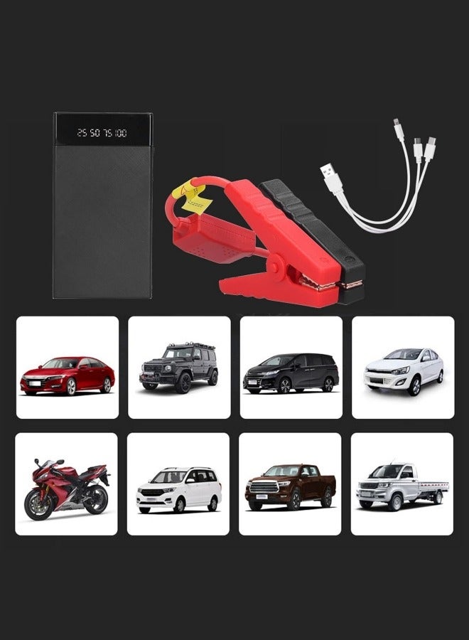 Generic Car Jump Starter (10000mAh 12V) Can Be Used As A Charger Smart Display Emergency Power Bank Convenient for Car Motorcycle Mobile Phone Laptop  - Image 2