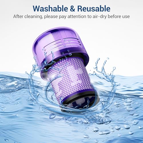 Bluearks 2 Pack Filter Replacement for Dyson V12 Detect Slim, V12 Slim, SV30, SV34, SV35 Cordless Vacuum, Compare to Part 971517-01（NOT for SV12 & V15 Vacuum） - Image 5