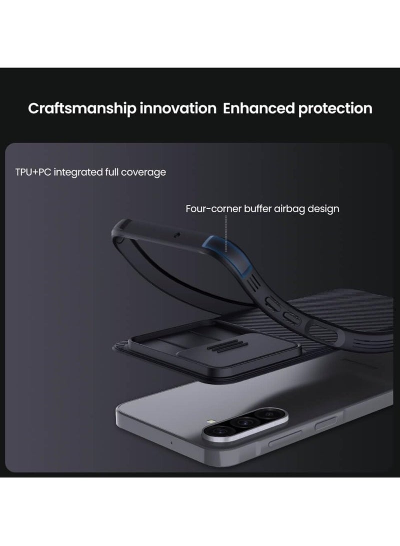 Nillkin Case for Samsung Galaxy A36 Case nillkin CamShield case Protective Cover with Camera Protector Hard PC Ultra Thin Anti-Scratch Phone Case For Samsung Galaxy A36 5G Black - Image 5