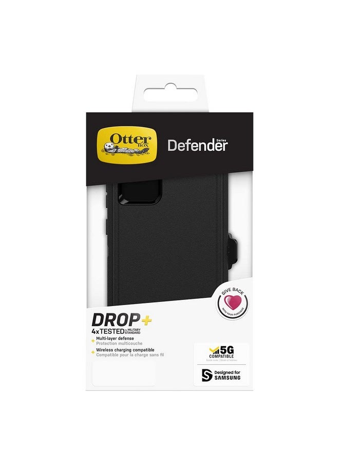 OtterBox Galaxy Note20 5G Defender Series Case - Black, Rugged & Durable, with Port Protection, Includes Holster Clip Kickstand