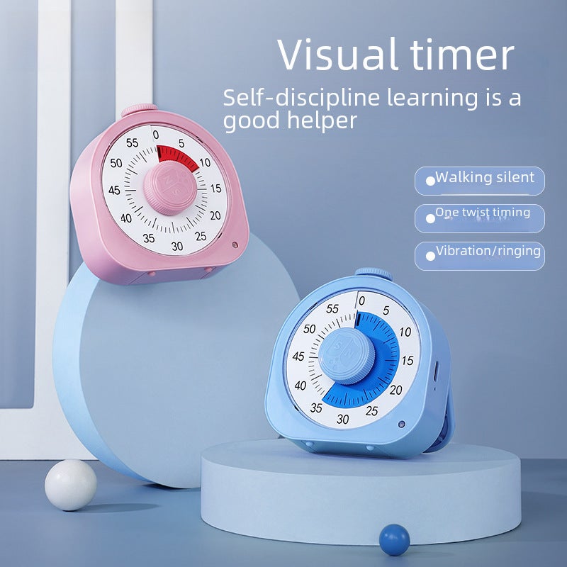 Kids' Visual Timer - Pointer+Digital Display, Child-Friendly Design, Study Reminder Time Management Tool for Children And Home Study - Image 2