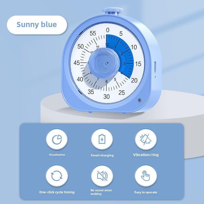 Kids' Visual Timer - Pointer+Digital Display, Child-Friendly Design, Study Reminder Time Management Tool for Children And Home Study - Image 1