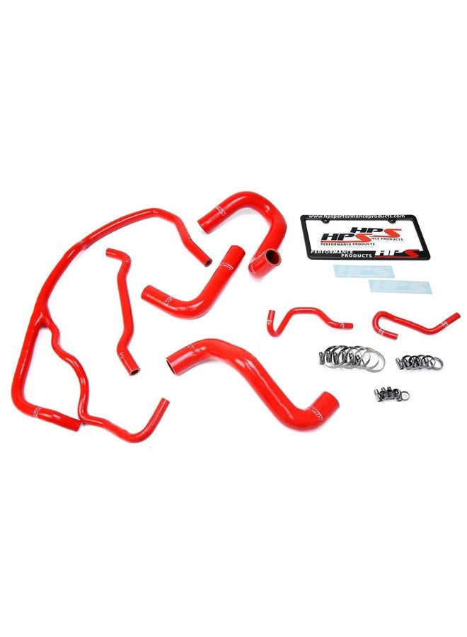 HPS 57-1725-RED-2 Red Silicone Radiator Hose Kit Coolant, 1 Pack - Image 2