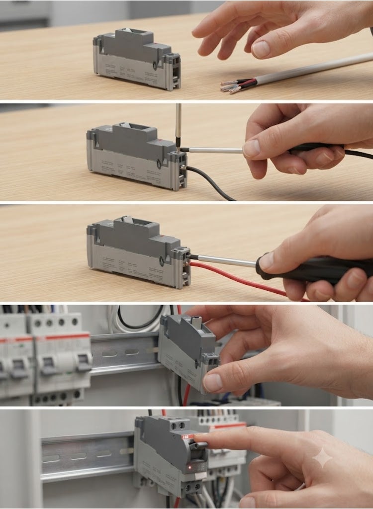 Hager Single Pole MCCB HHA061Z | Moulded Case Circuit Breaker 63A | h3 x160 TM FIX 1P1D 25kA - Image 2