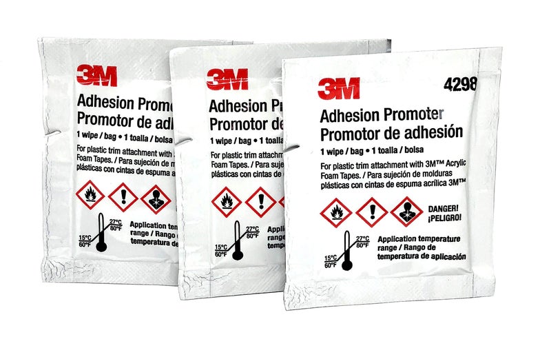 3M 4298 Adhesion Promoter, 3 Sponge Applicators - Image 1