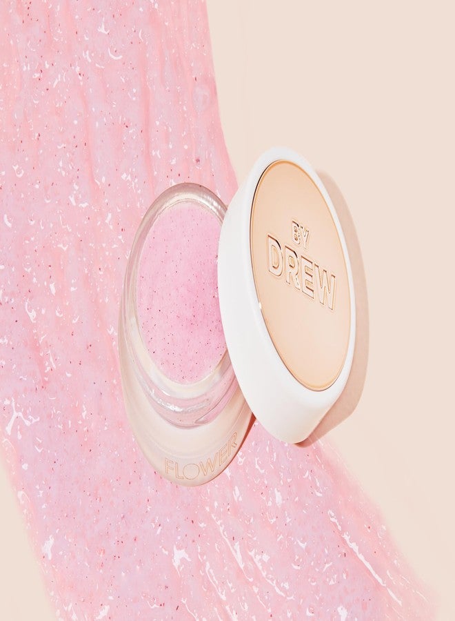 FLOWER BEAUTY By Drew Barrymore Petal Pout Lip Scrub - Exfoliate + Nourish Lips - Cocoa Butter + Coconut Oil-Infused - Image 2