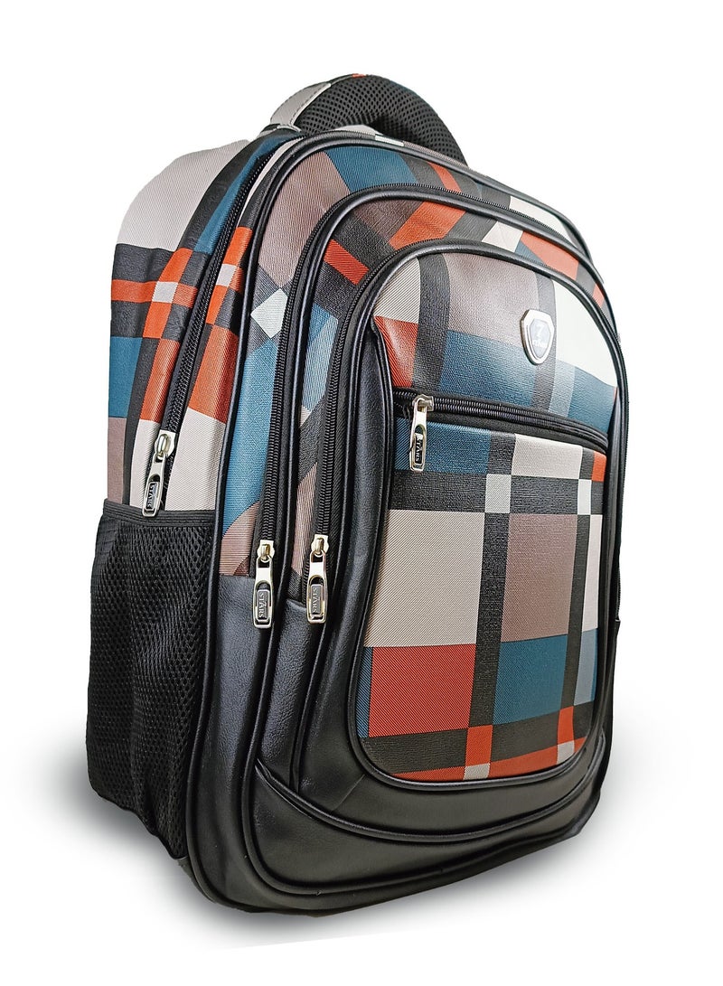 Large Capacity Laptop Backpack 22 Inch Multi-purpose Bag For Unisex Large Leather School Bags - Image 2