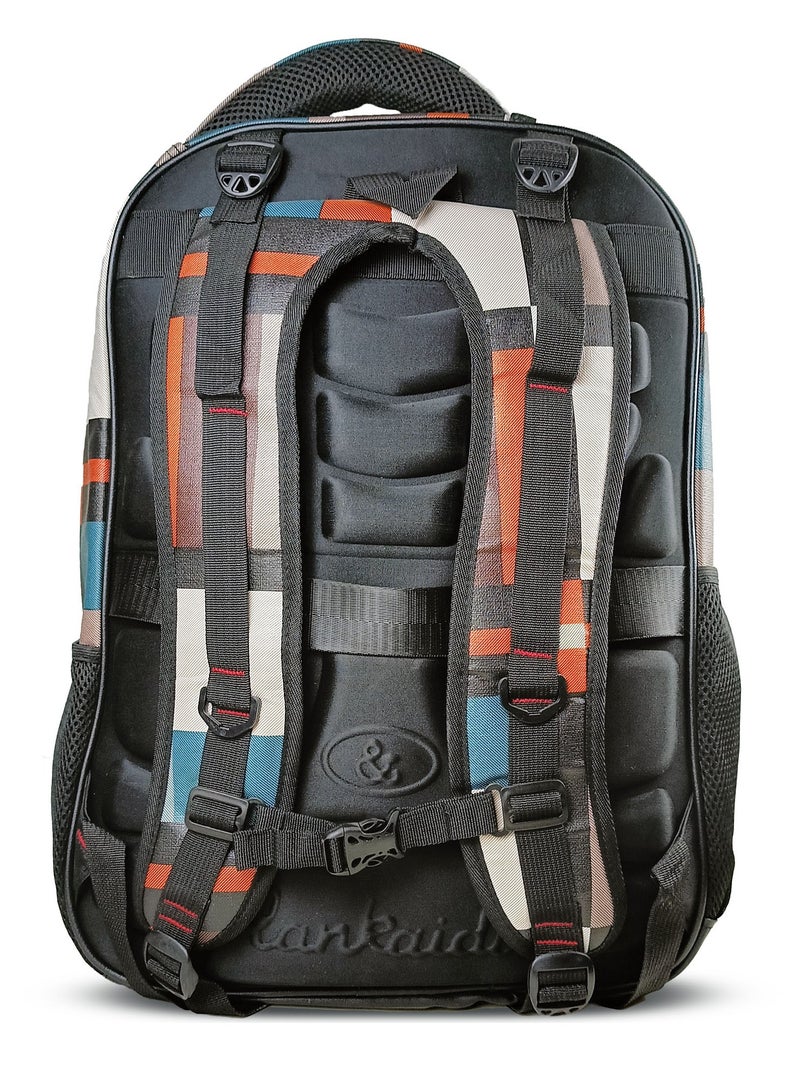 Large Capacity Laptop Backpack 22 Inch Multi-purpose Bag For Unisex Large Leather School Bags - Image 4