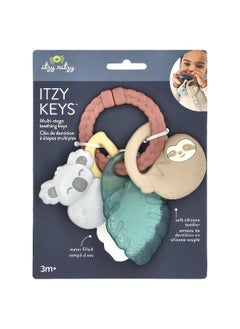 Itzy Ritzy itzy ritzy, Itzy Keys™, Multi-Stage Teething Keys, 3+ Months, Tropical, 1 Count  - Image 1