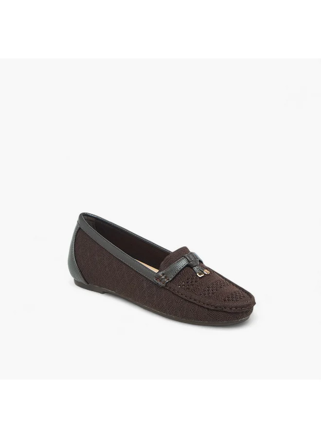Flora Bella By Shoexpress Women Knot Accent Slip-On Loafers