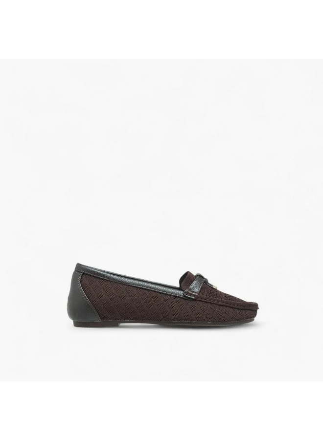 Women Knot Accent Slip-On Loafers