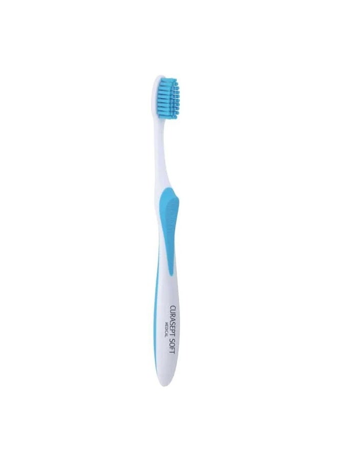 Curasept Medical Classic Blue Soft Toothbrush, Pack Of 1's - Image 2