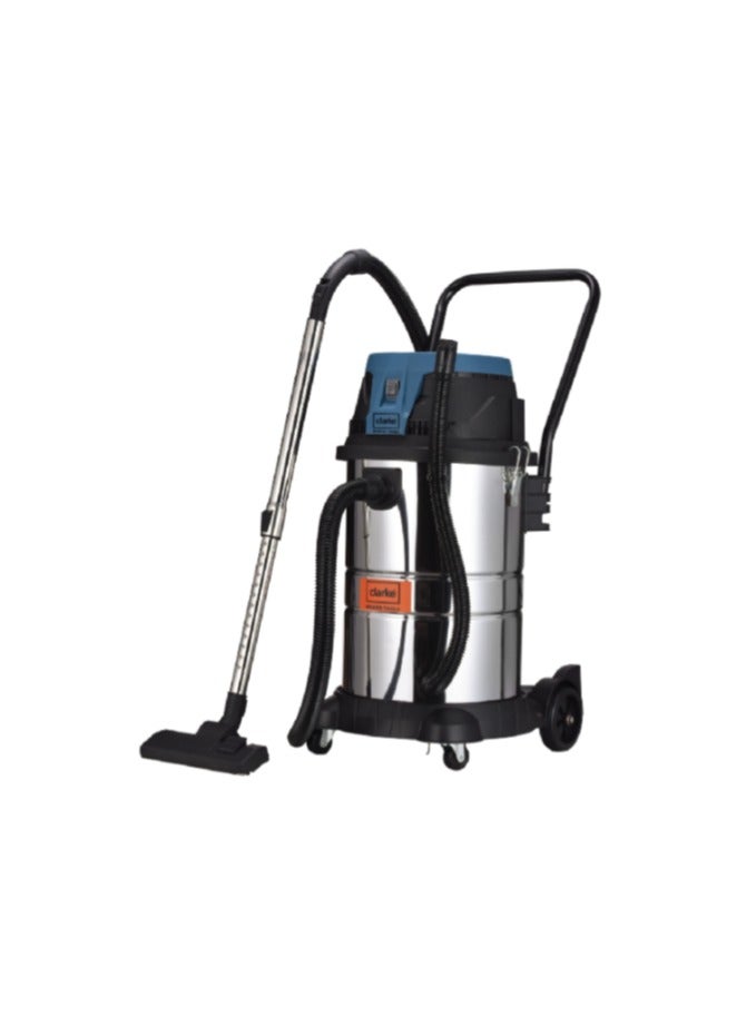 Clarke Wet & Dry Vacuum Cleaner 80L, Triple Motor 3000W, 220-240V, 50/60Hz, >19KPA Suction, ≤93dB Noise, 3.5m³/Min Airflow, Heavy Duty Industrial Cleaner for Garage, Workshop, Jobsite - Image 1