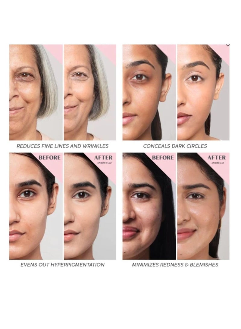 House Of Makeup Matte Concealer for Dark Circles, Pigmentation | Non-Crease, Non-Cakey | Long Wear, Waterproof, Sweat-proof | Full Coverage Concealer for Oily Skin | For Face Makeup | 6 ML (L01- Light Skin Tone) - Image 2