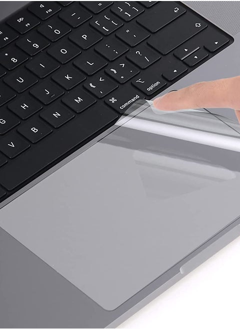2Packs 13.6 inch Macbook Air Trackpad Protector Cover for 2024 Release M3 Chip A3113/2022 Release M2 Chip A2681/2025 Release M4 Chip A3240,Clear