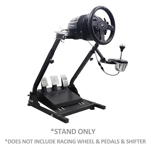 YXHARD Racing Wheel Stand, Height Adjustable & Foldable Steering Wheel Stand Compatible with Logitech G25,G27,G29,G920 Gaming Cockpit - Image 1