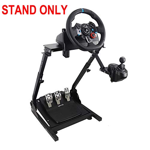 YXHARD Racing Wheel Stand, Height Adjustable & Foldable Steering Wheel Stand Compatible with Logitech G25,G27,G29,G920 Gaming Cockpit - Image 2