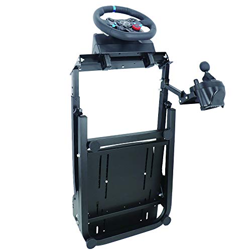 YXHARD Racing Wheel Stand, Height Adjustable & Foldable Steering Wheel Stand Compatible with Logitech G25,G27,G29,G920 Gaming Cockpit - Image 4