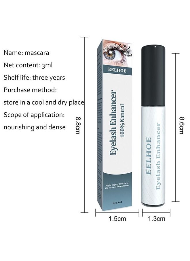 EELHOE - Jet Black Curling And Lengthening Mascara（ 3ml） - Image 1