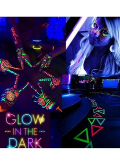 CICINY CICINY UV LED Black Light Bulbs 2 Pack, A19 E26 8W Blacklight Bulb for Glow in The Dark, UVA Level 385-400nm, Blacklight Light Bulbs for Parties Body Paint Fluorescent Poster Pet Stains  - Image 4