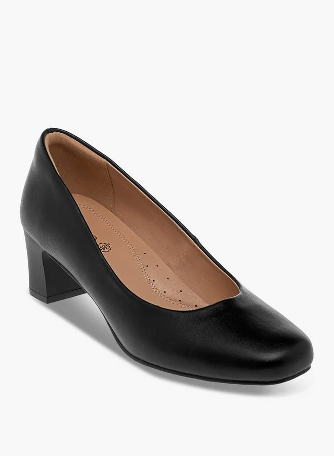 بابريكا حذاء نسائي بكعب عريض سهل الارتداء