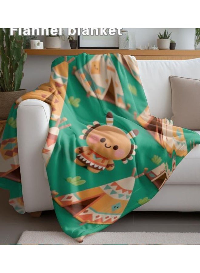 عام بطانية رقيقة من الفانيلا (حرارة ومريحة، ومناسبة للنوم واستخدام اللعبة والغبار والرمل) 150 سم * 200 سم - 460 - Image 4