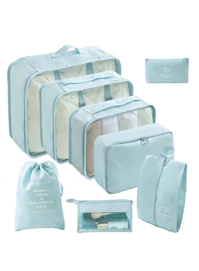 Travel Storage Bag Seven Or Eight Piece Storage Bag Waterproof Oxford Cloth Business Trip Makeup And Toiletry Storage Set