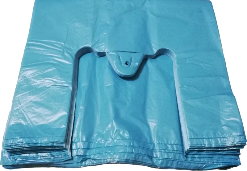 Kalbi Ticaret Kalpi Ticaret Thick Blue Bag Small Size 1 kg Rusty Undershirt Bag Market Greengrocer Bag Garbage Bag