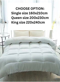 LUNA Home Variance sizes Comforter Duvet Insert , White, All-Season. Select size  - Image 2