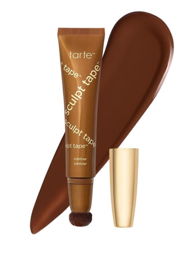 Tarte Cosmetics tarte™ Sculpt Tape™ Contour Liquid Bronzer – Deep Bronze | Tan-Deep to Deep Skin Tones, Buildable Liquid Contour, Natural Matte Finish, Long-Wearing Sculpting Formula, 12 mL - Image 1