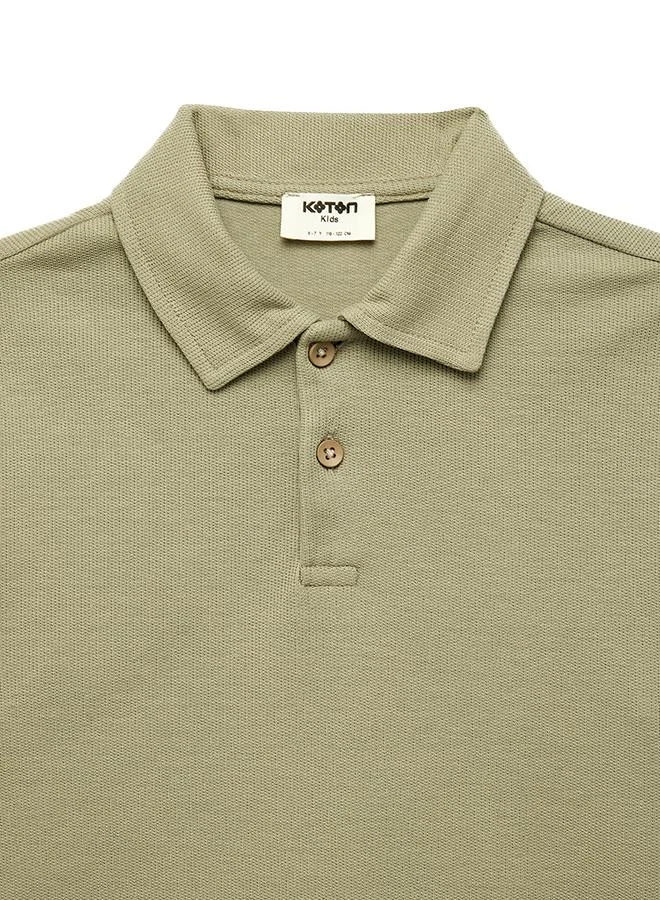 Koton  Polo Neck T-Shirt for Men | Best Price UAE