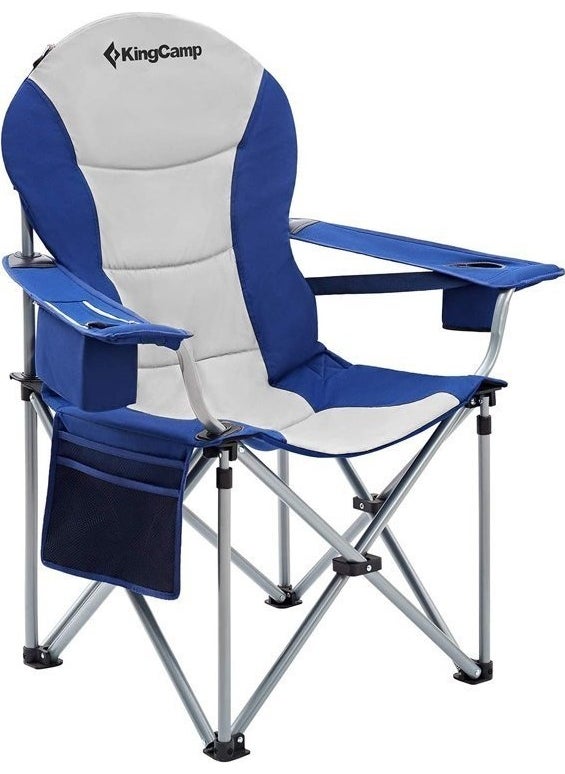 Kingcamp Deluxe Chair (Blue/grey) - pzsku/Z2DFB55F3E029954D879BZ/45/_/1736597893/52453913-5d15-42aa-b761-03c5d0acb714