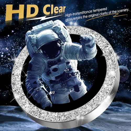imluckies for Samsung Galaxy S25 Camera Lens Protector Bling, Scratch-Resistant HD Clear Tempered Glass, Individual Metal Camera Protector Accessories [Not for S25+], Glitter Silver - Image 2