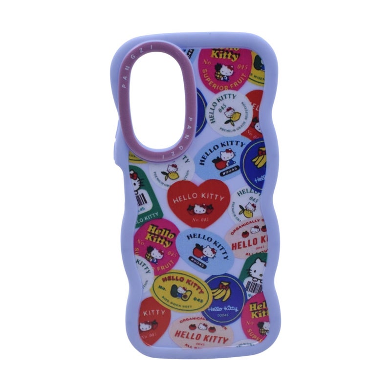 Hello Kitty Plastic Back Cover For Oppo A58 4G - Multicolour - Image 1