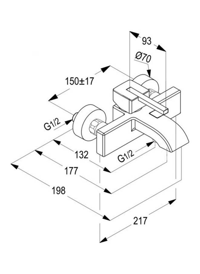 كلودي خلاط بانيو . . RAK-14002 - Image 3