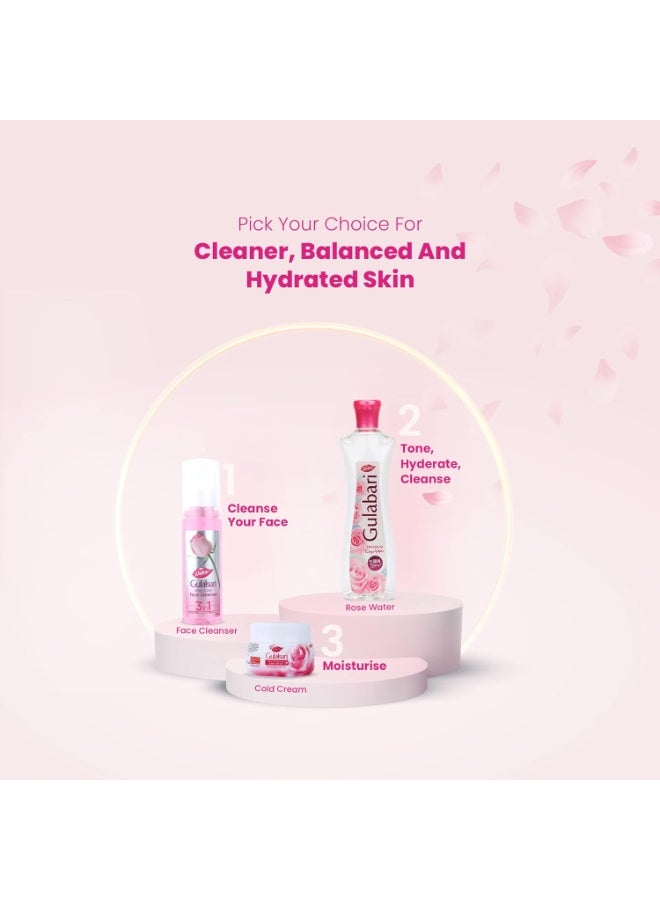 دابر تونر/ماء الورد الفاخر للوجه من دابر جولاباري - 400 مل | خالٍ من البارابين | خالي من الكحول | ينظف ويرطب ويرطب البشرة | يوازن ويستعيد مستويات الرقم الهيدروجيني للبشرة | لجميع أنواع البشرة - Image 2