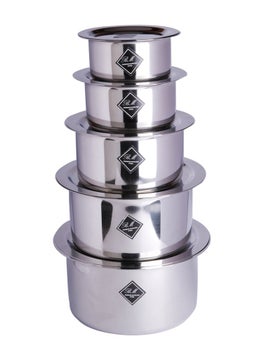 KCL KCL Stainless Steel Cooking Tope Utensil Set With Induction & Gas Base - Pack of 10 
