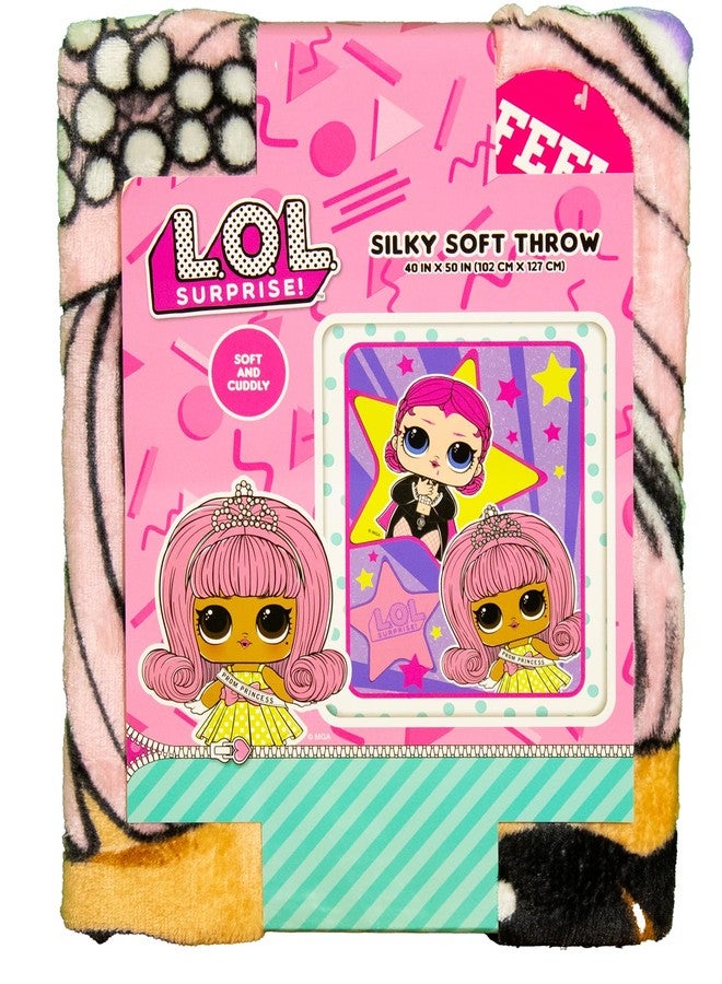 فرانكو بطانية فرانكو لول سربرايز الحريرية 40 بوصة × 50 بوصة (102 سم × 127 سم) (عرض 3 أقدام، طول 4 أقدام)