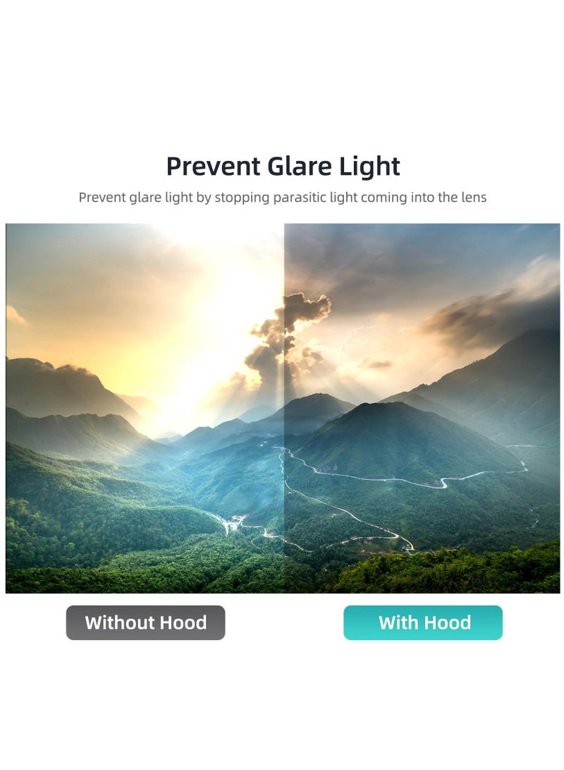Excefore Lens Hood for DJI Mini 4 Pro Accessories, Anti-Glare Lens Sunshade Sunhood Protective Cover Gimbal Guard Protector for Mini 4 Pro Drone, grey - Image 5