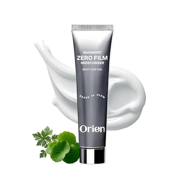 Orien Mugwort Zero Film Moisturizer 60ml Niacinamide 2% panthenol glycerin adenosine - Image 1
