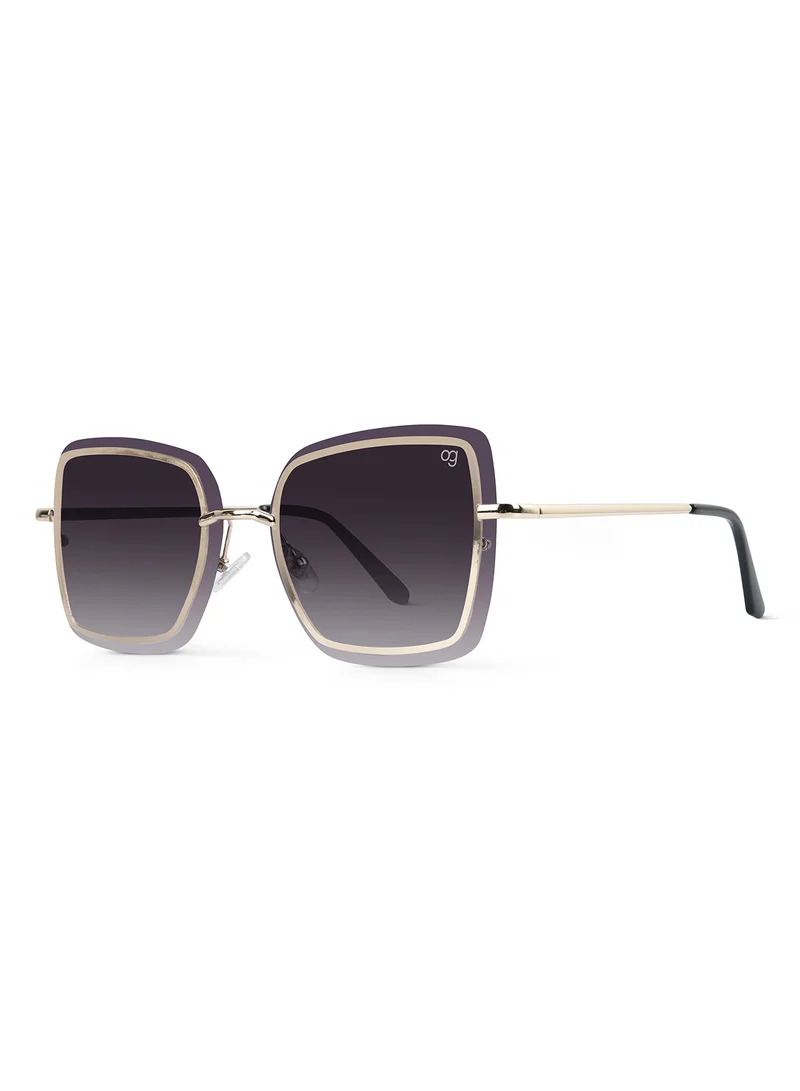 Woggles  Latest & Stylish UV Protected Black Square Sunglasses for Women  | Best Price UAE