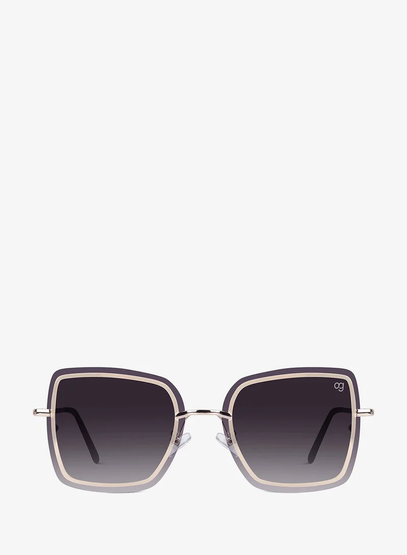 Woggles  Latest & Stylish UV Protected Black Square Sunglasses for Women  | Best Price UAE