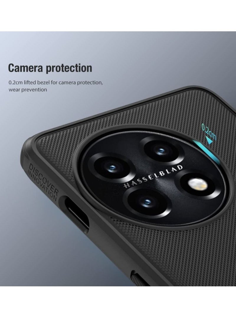 Nillkin Case for OnePlus 11 5G Case Cover Super Frosted Shield Pro Matte All-Round Protection Shockproof Dual Layer Case Cover for OnePlus 11 5G (Black) - Image 2