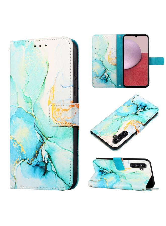 اس-توب جراب لهاتف Samsung Galaxy A15 PT003 جراب هاتف جلدي قابل للطي بنمط رخامي - Image 1