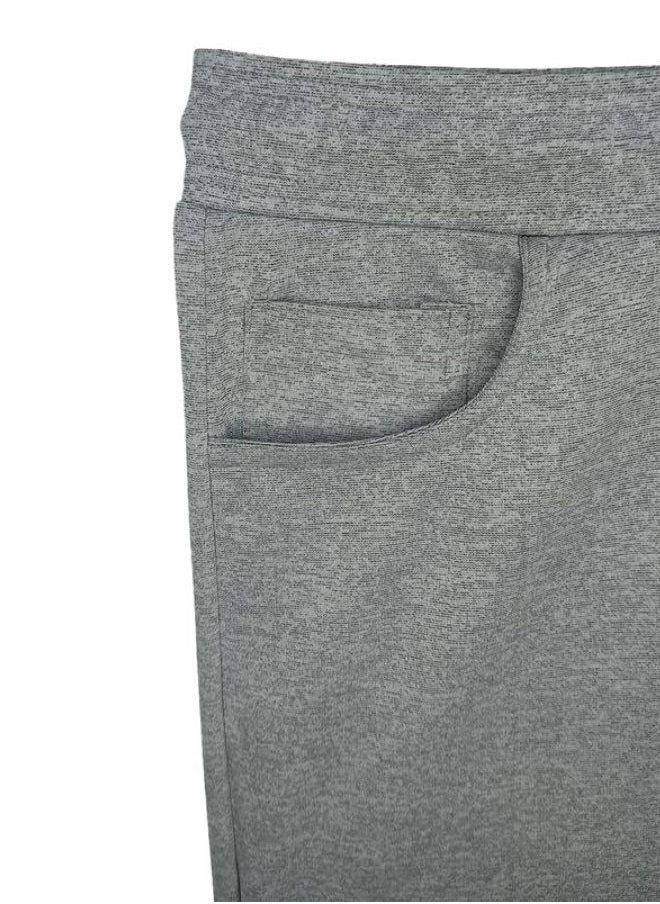 Generic - Men's Track Pant 4 Way Lycra Plus Size Jogger Pants 3183 Light Grey - Image 1
