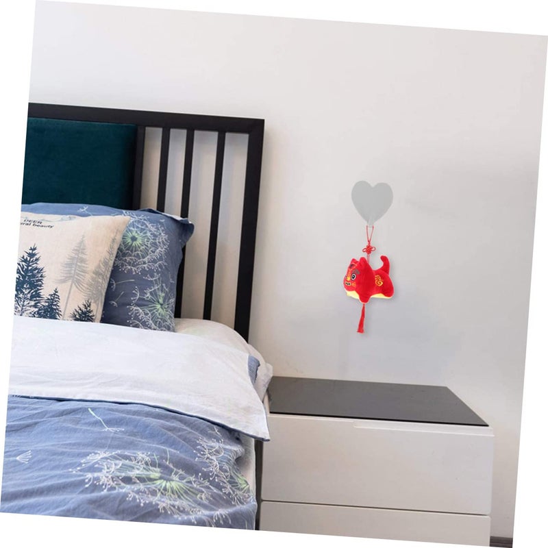 Stainless Steel Heart Shaped Adhesive Hooks 20Pcs Strong Bathroom Wall Decor Set - Image 3