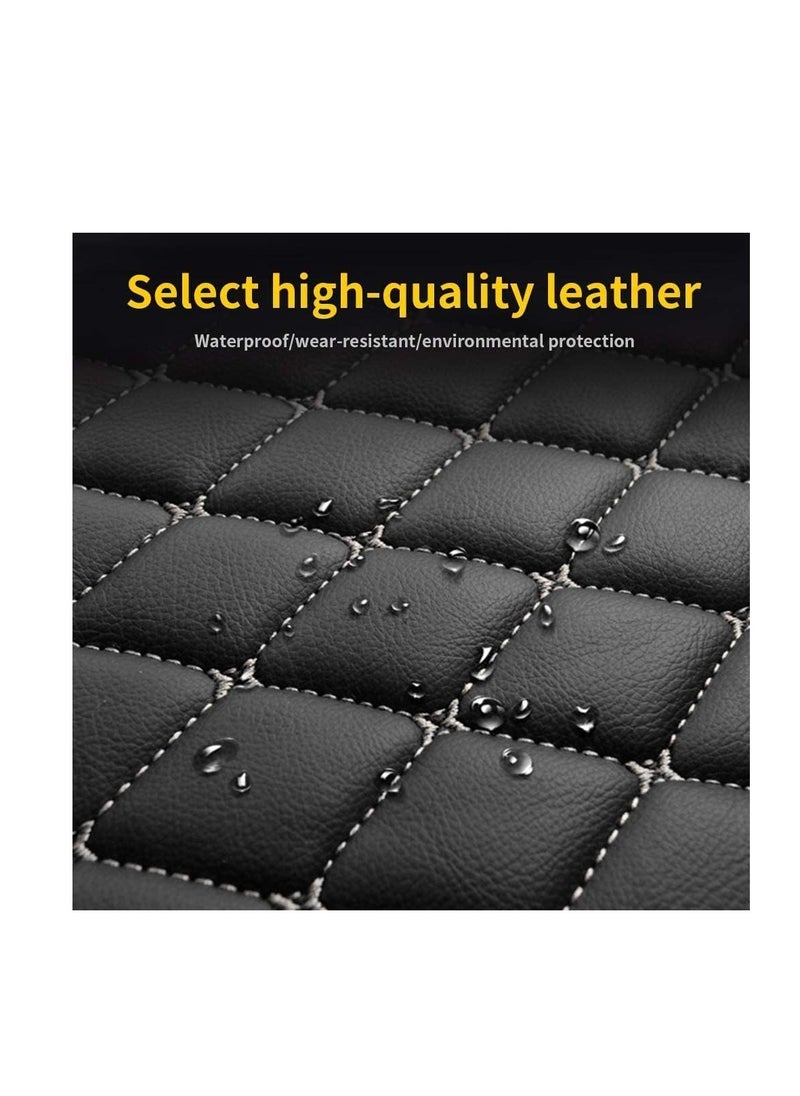 WINCA - Car Floor Mats Compatible With Lexus NX 2015 -2021 PVC Leather Floor Mat Non-slip Foot Mats Weather Color Available (Silver) - Image 1