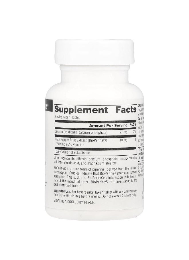 Source Naturals - Source Naturals, BioPerine®, 10 mg, 60 Tablets - Image 1