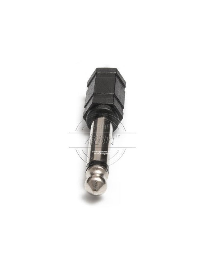 3.5mm To 6.35 Audio Mono Male 6.5mm To 3.5 Female Electric Piano Microphone Headset Adapter-Color:6.5 Male To 3.5 Female Dual Channel Black  - Image 5