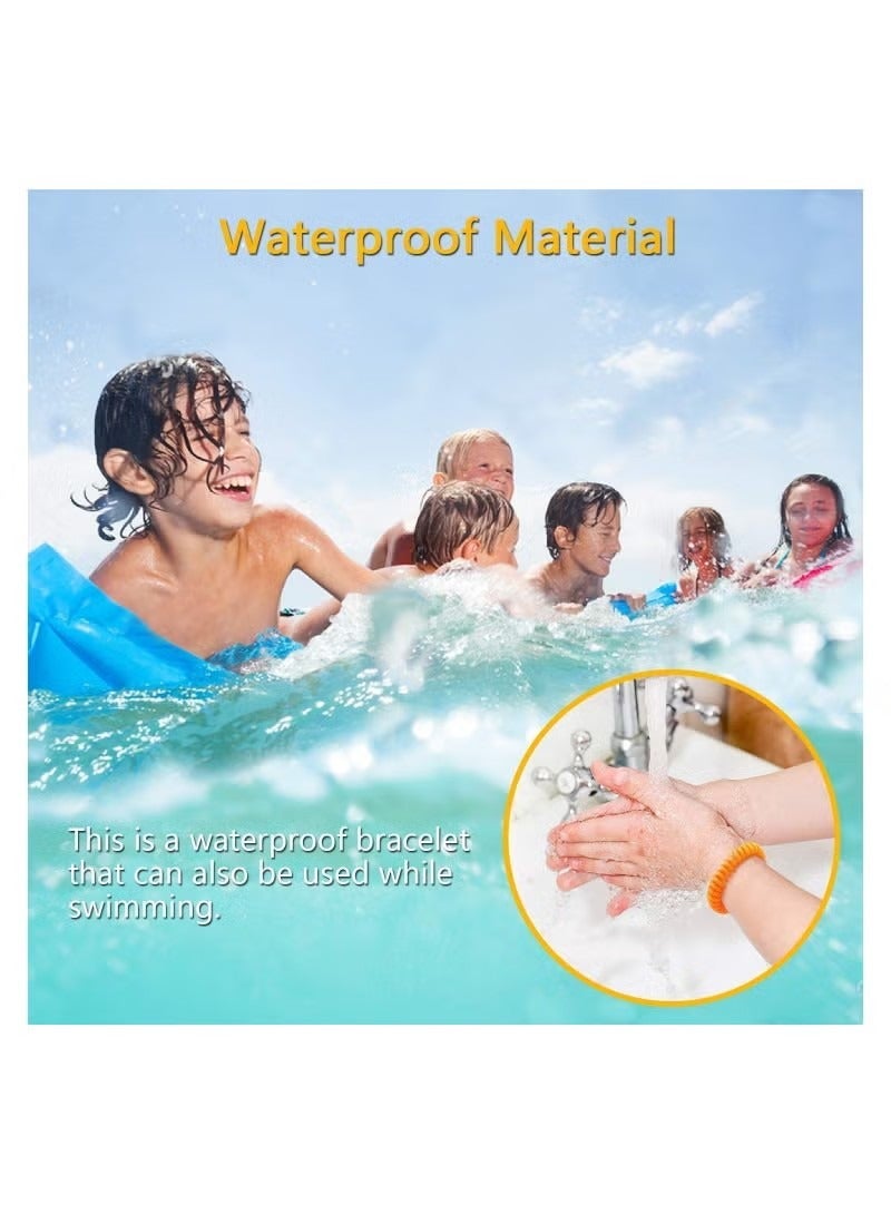 Generic 10 Pack Mosquito Repellent Bracelets and 30PCS Mosquito Repellent Stickers,   Repellent Bracelets for Kids and Adults,Stretchy for Hiking and Camping  - Image 2
